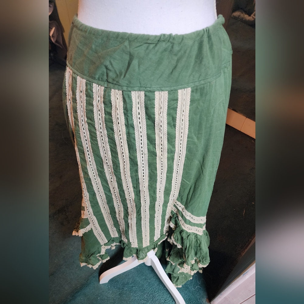 Boho hi-lo skirt size large
